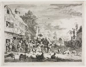 Feria del Pueblo de Cornelis Dusart