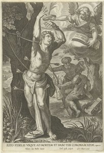 Martirio de San Sebastián de Cornelis Galle (I)