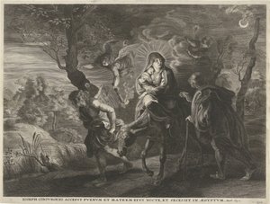 Vuelo a Egipto de Cornelis Galle (I)