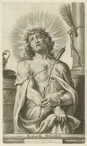 Cristo mostrado al pueblo (Ecce homo) de Cornelis Galle (II)