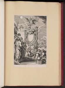 Página de título para G. de St. Vincent, Opus Geometricum Quadraturae Circuli de Cornelis Galle II after Abraham Diepenbeeck