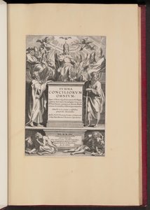 Página de título para "Svmma Conciliorvm Omnivm" de F. Longo a Coriolano de Cornelis Galle I after Sir Peter Paul Rubens