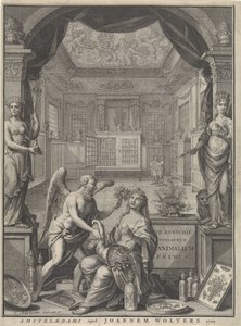 Alegoría de la Naturaleza de Cornelis Huyberts