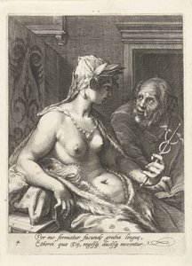Retórica Las siete artes liberales (título de la serie) de Cornelis Jacobsz. Drebbel