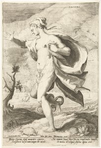 Tactvs (título en objeto) Cinco sentidos (título de la serie) de Cornelis Jacobsz. Drebbel