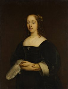 Retrato de una mujer, 1648 de Cornelis Janssens van Ceulen
