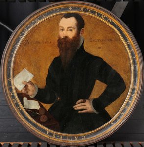 Retrato de Adam Wachendorff, con un putto soplando burbujas
Retrato de un hombre. En el reverso, un putto soplando burbujas