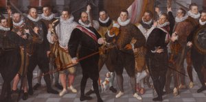 La compañía del capitán Dirck Jacobsz Rosecrans y el teniente Pauw de Cornelis Ketel