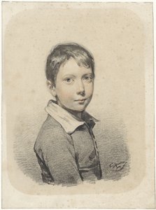 Retrato de Gerardus Arnoldus Nicolaus Allebé de joven de Cornelis Kruseman