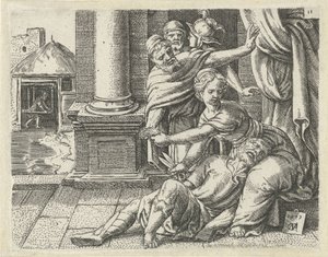 Sansón y Dalila Historia de Sansón (título de la serie) de Cornelis Massijs