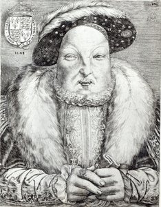 Retrato de Enrique VIII, 1548 de Cornelis Massys