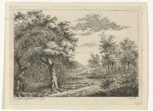 Paisaje con figuras y ganado Paisajes con ganado (título de serie) de Cornelis Ouboter van der Griendt