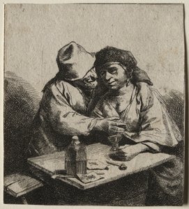 La pareja amorosa de Cornelis Pietersz Bega