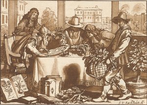 botánico de Cornelis Ploos van Amstel (signed by artist)