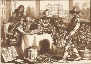 botánico de Cornelis Ploos van Amstel (signed by artist)