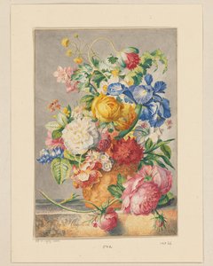 Bodegón de flores de Cornelis Ploos van Amstel