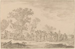 Mercado de ganado de Cornelis Ploos van Amstel