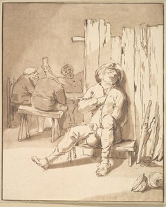 Granjero borracho en una posada, 1775 de Cornelis Ploos van Amstel