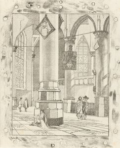 Kerkinterieur de Cornelis Ploos van Amstel