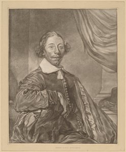 Retrato de un hombre sentado de Cornelis Ploos van Amstel