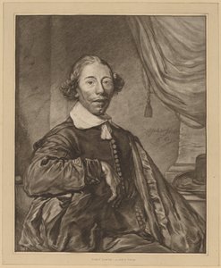 Retrato de un hombre sentado de Cornelis Ploos van Amstel