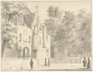 Parte trasera de la Grote Kerk de Edam de Cornelis Pronk