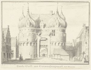 El viejo Oosterpoort o Gevangenpoort en Hoorn