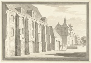 Vista de la iglesia y la casa en Ootmarsum