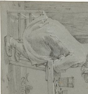 Hombre sentado a la mesa de Cornelis Saftleven