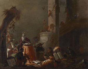 Colegio de animales de Cornelis Saftleven
