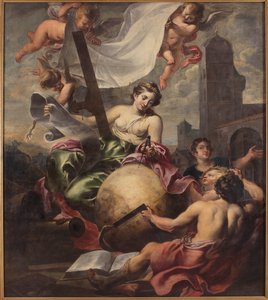 Alegoría de la geometría de Cornelis Schut