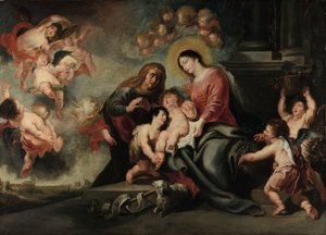 Virgen con el Niño y Santa Ana