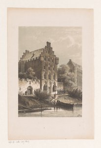 casas junto al agua Casas de nobles de Cornelis Springer