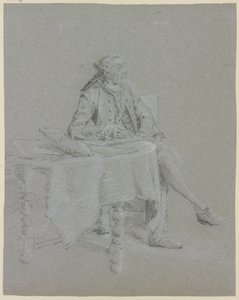 Caballero sentado a la mesa de Cornelis Troost