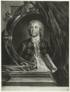 Retrato del compositor Pietro Antonio Locatelli de Cornelis Troost