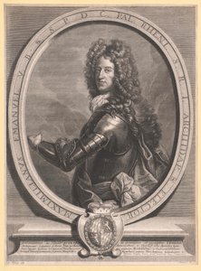 Elector de Baviera Maximiliano II Manuel (grabado) de Cornelis Vermeulen