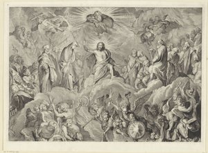 Juicio final (placa superior) de Cornelis Visscher (II)