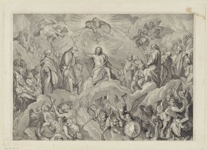Juicio final (placa superior) de Cornelis Visscher (II)