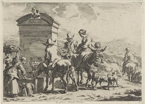 lugar de descanso Paisajes (título de la serie) de Cornelis Visscher (II)