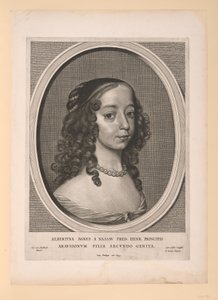 Albertina Inés, princesa de Orange Nassau, de Nueve retratos de Cornelis Visscher