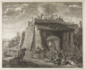 Horno de cal, del Gabinete Reynst de Cornelis Visscher