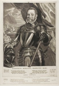 Louis Boisot, Almirante de Zelanda, lámina 4 de Quatuor Personae de Cornelis Visscher