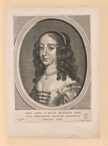 María Estuardo, esposa de Guillermo II, de Nueve retratos de Cornelis Visscher