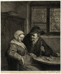 Anciano y Anciana de Cornelis Visscher