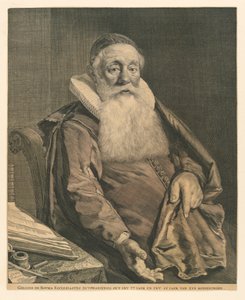 Retrato de Gellius de Bouma de Cornelis Visscher