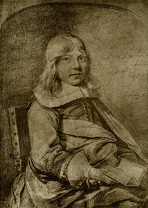 Retrato de un niño de once años de Cornelis Visscher