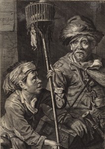 Cazadores de ratas de Cornelis Visscher