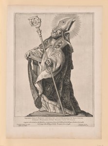 San Willebrord, de Santos de los Países Bajos del Norte y del Sur de Cornelis Visscher