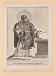 San Wulfram, de Santos de los Países Bajos del Norte y del Sur de Cornelis Visscher