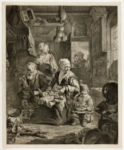 La mujer de las tortitas de Cornelis Visscher